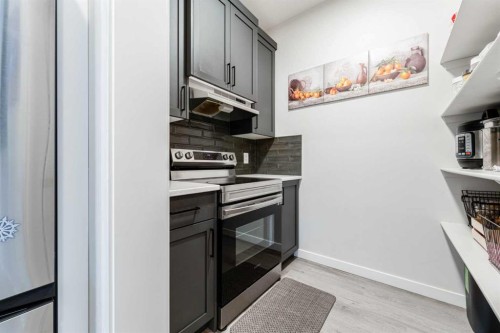 1425 Chinook Gate Glen Sw, Airdrie, AB - Indoor Photo Showing Kitchen