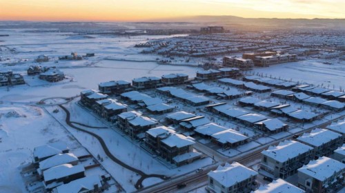 119 Marina Cove Se, Calgary, AB - Outdoor With View