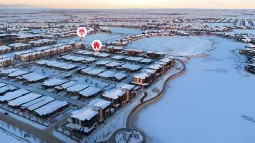 119 Marina Cove Se, Calgary, AB - Outdoor With View