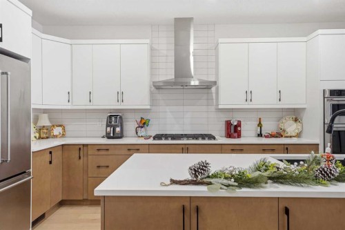 119 Marina Cove Se, Calgary, AB - Indoor Photo Showing Kitchen