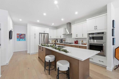 119 Marina Cove Se, Calgary, AB - Indoor Photo Showing Kitchen With Upgraded Kitchen