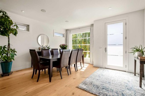 2136 53 Avenue Sw, Calgary, AB - Indoor Photo Showing Dining Room