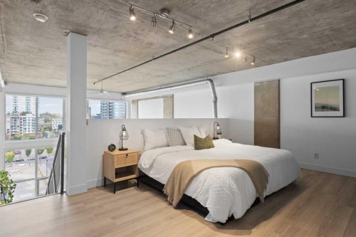 510-535 8 Avenue Se, Calgary, AB - Indoor Photo Showing Bedroom