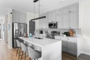 145 Lewiston Street Ne, Calgary, AB  - Indoor Photo Showing Kitchen With Double Sink With Upgraded Kitchen 