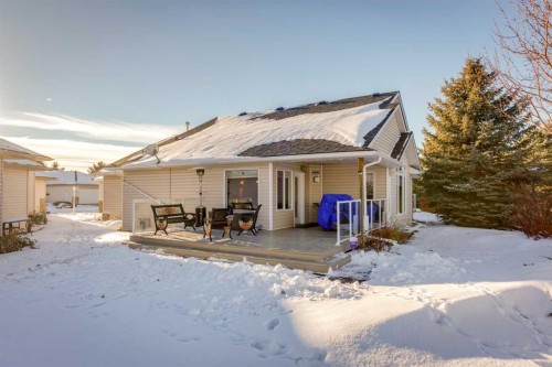 123 Whispering Way, Vulcan, AB - Outdoor With Deck Patio Veranda