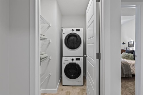 149 Lewiston Street Ne, Calgary, AB - Indoor Photo Showing Laundry Room