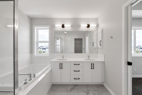 72 Lewiston Drive Ne, Calgary, AB - Indoor Photo Showing Bathroom