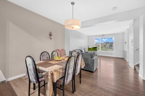 392 Cornerstone Passage Ne, Calgary, AB - Indoor Photo Showing Dining Room