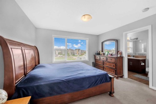 392 Cornerstone Passage Ne, Calgary, AB - Indoor Photo Showing Bedroom