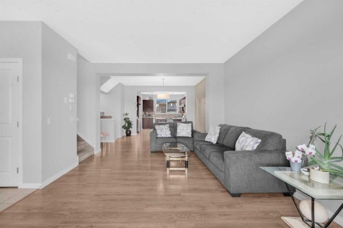 392 Cornerstone Passage Ne, Calgary, AB - Indoor Photo Showing Living Room