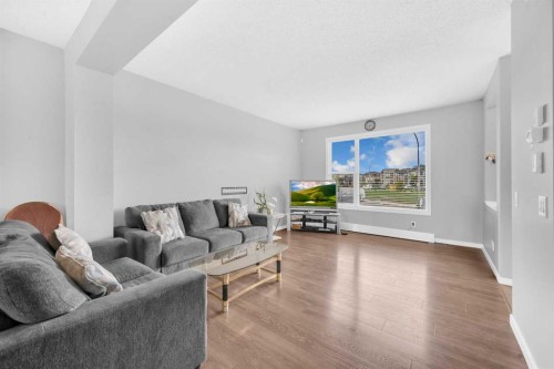 392 Cornerstone Passage Ne, Calgary, AB - Indoor Photo Showing Living Room
