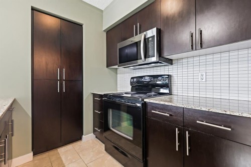 720-8710 Horton Road Sw, Calgary, AB - Indoor Photo Showing Kitchen