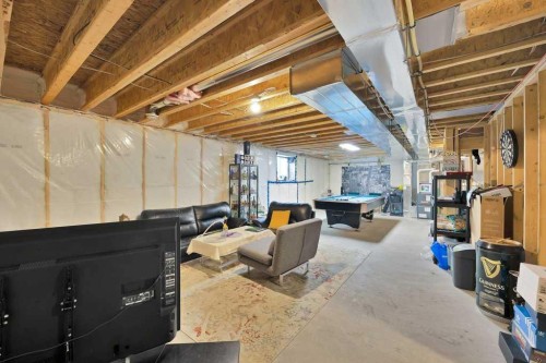 117 South Point Sw, Airdrie, AB - Indoor Photo Showing Basement