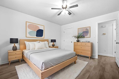 263 Doverview Crescent Se, Calgary, AB - Indoor Photo Showing Bedroom