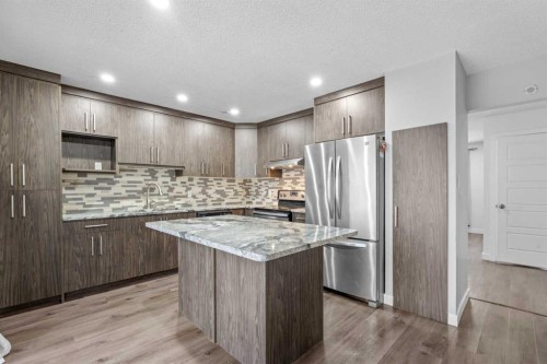 263 Doverview Crescent Se, Calgary, AB - Indoor Photo Showing Kitchen With Upgraded Kitchen