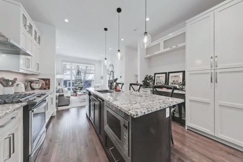 1229 Regal Crescent Ne, Calgary, AB - Indoor Photo Showing Kitchen With Upgraded Kitchen