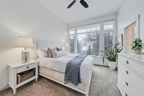 1229 Regal Crescent Ne, Calgary, AB - Indoor Photo Showing Bedroom