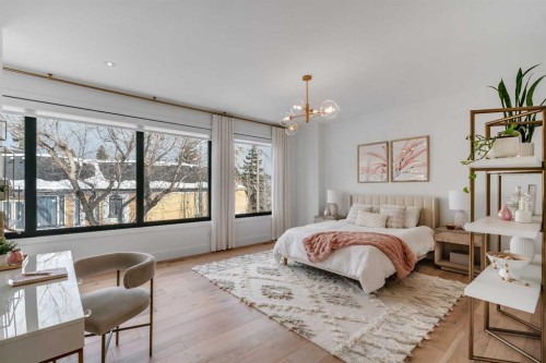 4116 Crestview Road Sw, Calgary, AB - Indoor Photo Showing Bedroom
