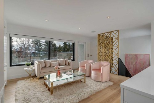 4116 Crestview Road Sw, Calgary, AB - Indoor Photo Showing Living Room