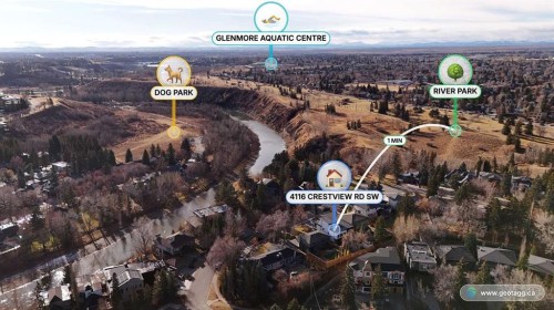 4116 Crestview Road Sw, Calgary, AB - Outdoor With View
