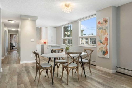 105-220 26 Avenue Sw, Calgary, AB - Indoor Photo Showing Dining Room