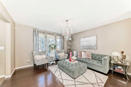 35 Nolanlake Cove Nw, Calgary, AB - Indoor Photo Showing Living Room