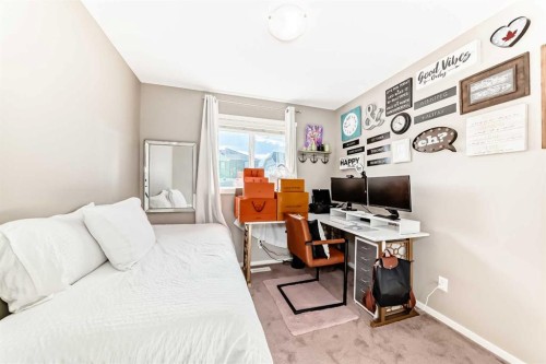 35 Nolanlake Cove Nw, Calgary, AB - Indoor Photo Showing Bedroom