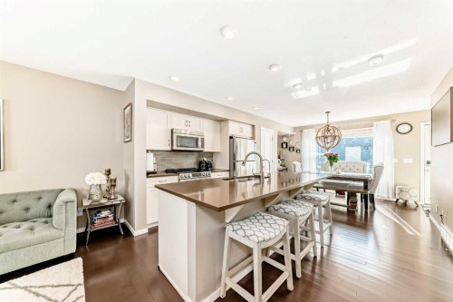 35 Nolanlake Cove Nw, Calgary, AB - Indoor Photo Showing Kitchen With Upgraded Kitchen