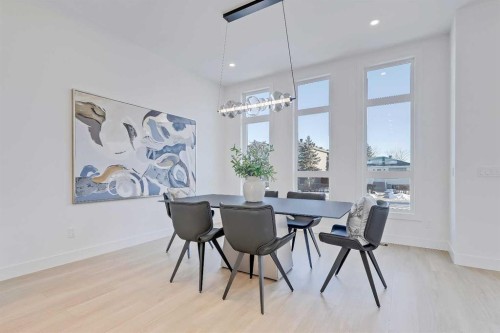 4605 80 Street Nw, Calgary, AB - Indoor Photo Showing Dining Room