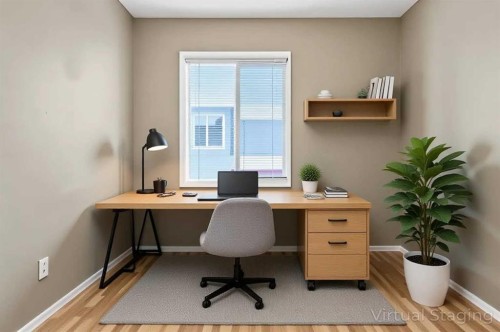 336 Willowbrook Close Nw, Airdrie, AB - Indoor Photo Showing Office