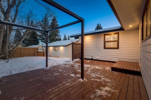 3416 Lane Crescent Sw, Calgary, AB - Outdoor With Deck Patio Veranda With Exterior