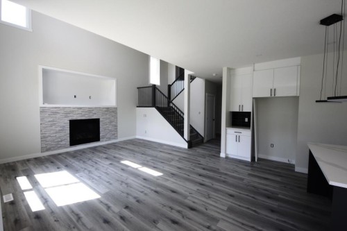 35 Viceroy Crescent, Olds, AB - Indoor With Fireplace