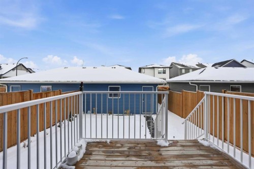 496 Reynolds Avenue Sw, Airdrie, AB - Outdoor With Deck Patio Veranda With Exterior