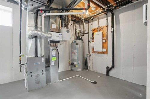 496 Reynolds Avenue Sw, Airdrie, AB - Indoor Photo Showing Basement