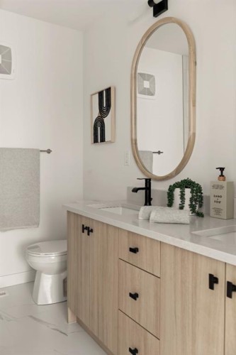 206 Sora Gardens Se, Calgary, AB - Indoor Photo Showing Bathroom