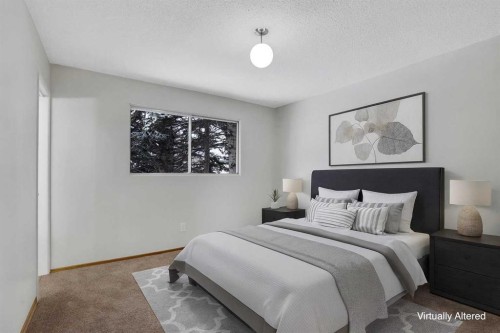 107 Silver Brook Drive Nw, Calgary, AB - Indoor Photo Showing Bedroom