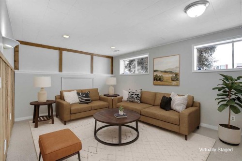 107 Silver Brook Drive Nw, Calgary, AB - Indoor Photo Showing Living Room