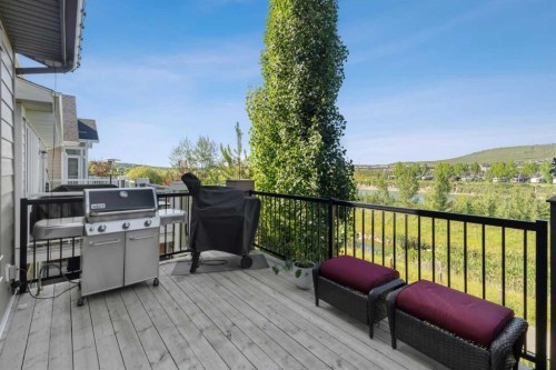 50 Riviera View, Cochrane, AB - Outdoor With Deck Patio Veranda With Exterior