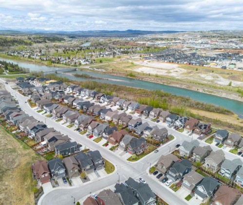 50 Riviera View, Cochrane, AB - Outdoor With Body Of Water With View