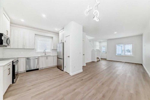 316 Cornerbrook Drive Ne, Calgary, AB - Indoor Photo Showing Kitchen With Upgraded Kitchen