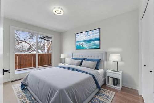 8420 Centre Street Ne, Calgary, AB - Indoor Photo Showing Bedroom