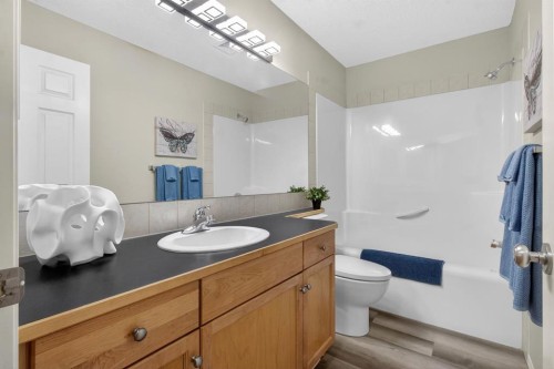 147 Everstone Rise Sw, Calgary, AB - Indoor Photo Showing Bathroom