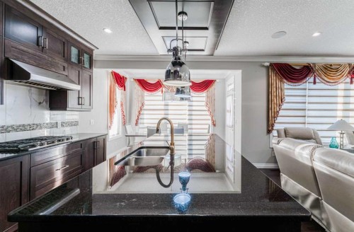 47 Saddlelake Way Ne, Calgary, AB - Indoor Photo Showing Kitchen With Double Sink With Upgraded Kitchen