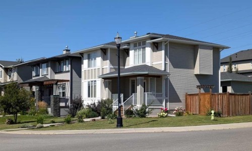 201 Rainbow Falls Glen, Chestermere, AB - Outdoor With Facade