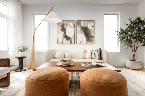 140 Heartwood Lane Se, Calgary, AB - Indoor Photo Showing Living Room