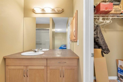 101-2384 Sagewood Gate Sw, Airdrie, AB - Indoor Photo Showing Bathroom