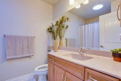 77 Saddleland Drive Ne, Calgary, AB - Indoor Photo Showing Bathroom