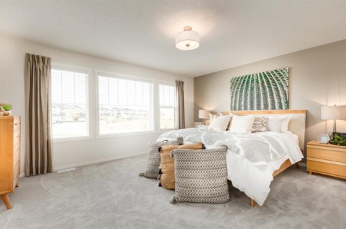 63 Creekside Path Sw, Calgary, AB - Indoor Photo Showing Bedroom