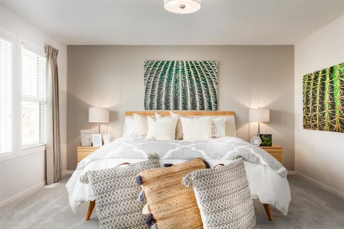 63 Creekside Path Sw, Calgary, AB - Indoor Photo Showing Bedroom