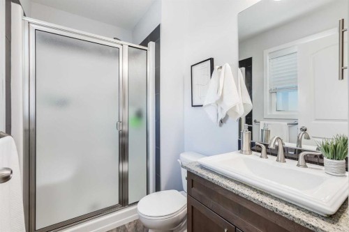 251 Kingsbridge Road Se, Airdrie, AB - Indoor Photo Showing Bathroom